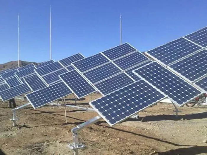 Tilted Single Axis Solar Tracker System