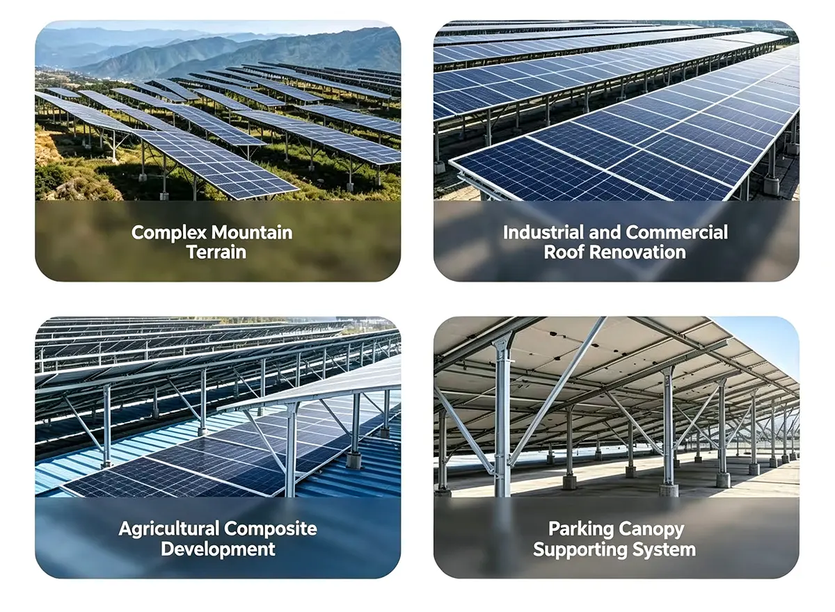 Arc Shaped Adjustable Solar Mounting Bracket