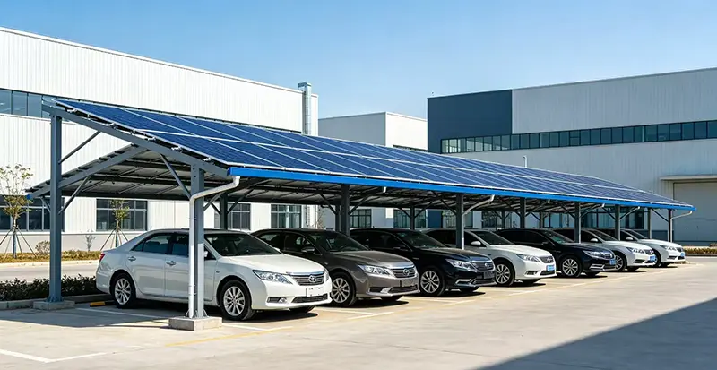 C-Channel Solar Carport System