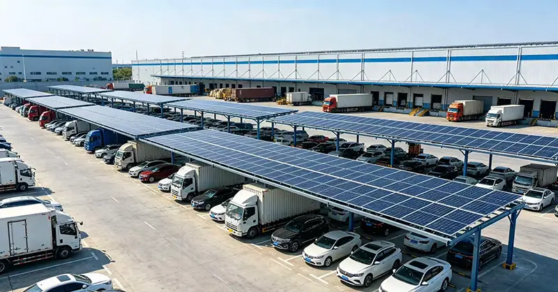 C-Channel Solar Carport System