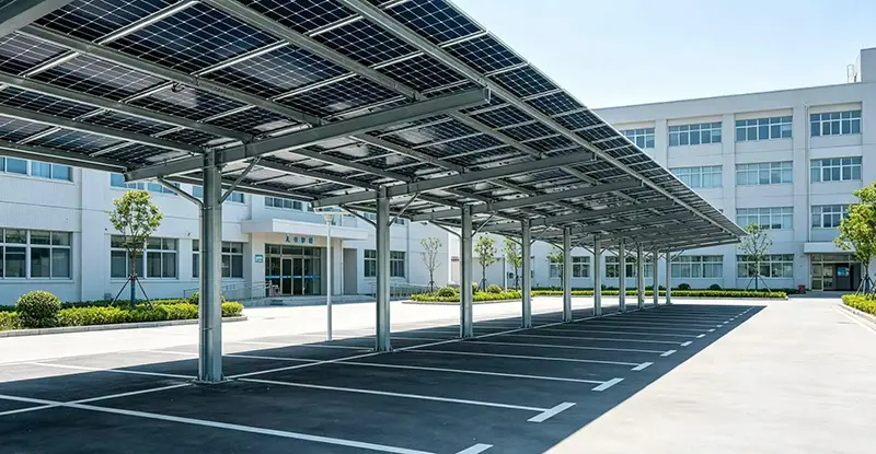 C-Channel Solar Carport System
