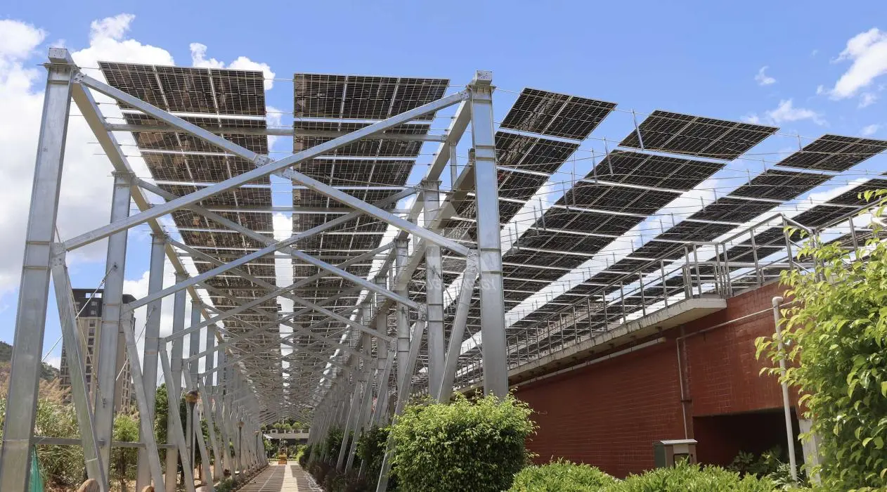 Ground Dual‑Post Solar Mounting System
