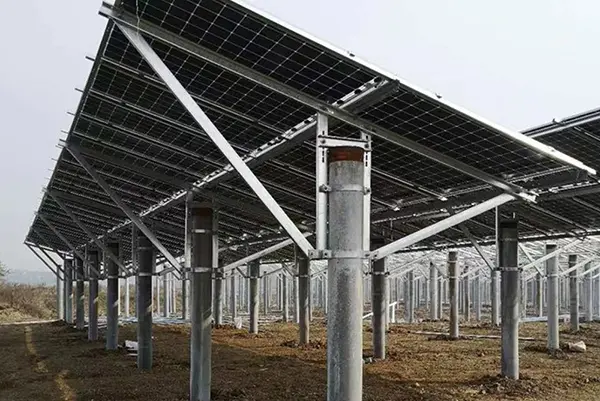Ground Single‑Post Solar Mounting System