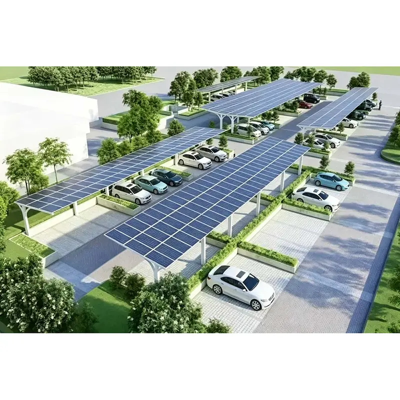Square Tube Solar Carport System